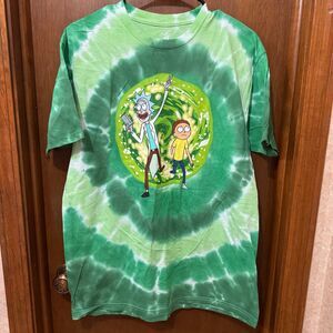 Rick & Morty Portal Tie Dye Shirt - NWOT Size L